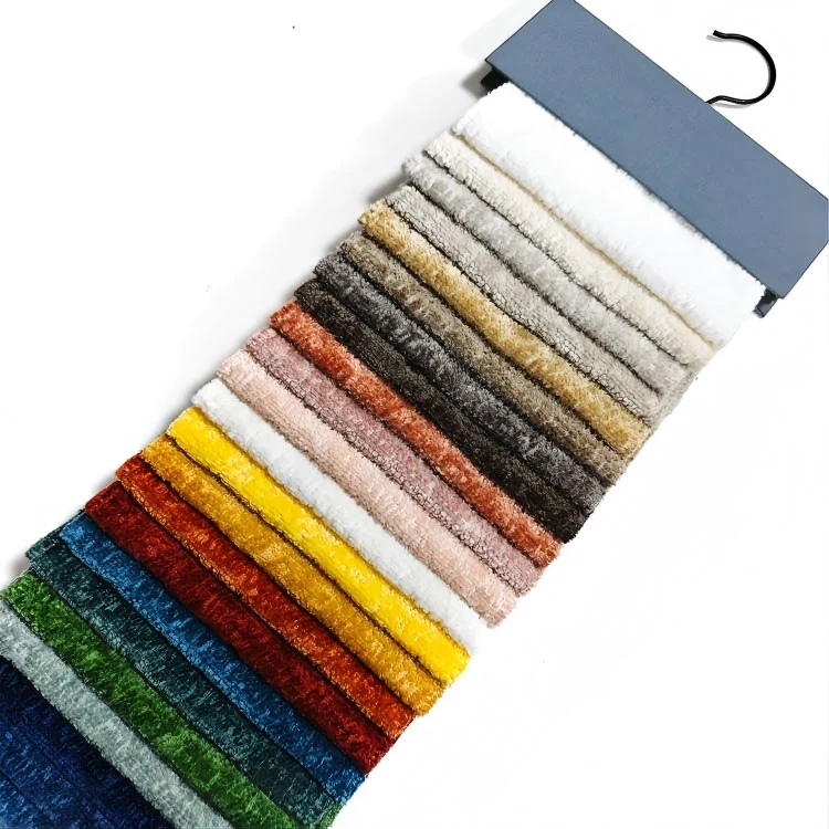 Polyester Jacquard Chenille Fabric For Sofa Cover