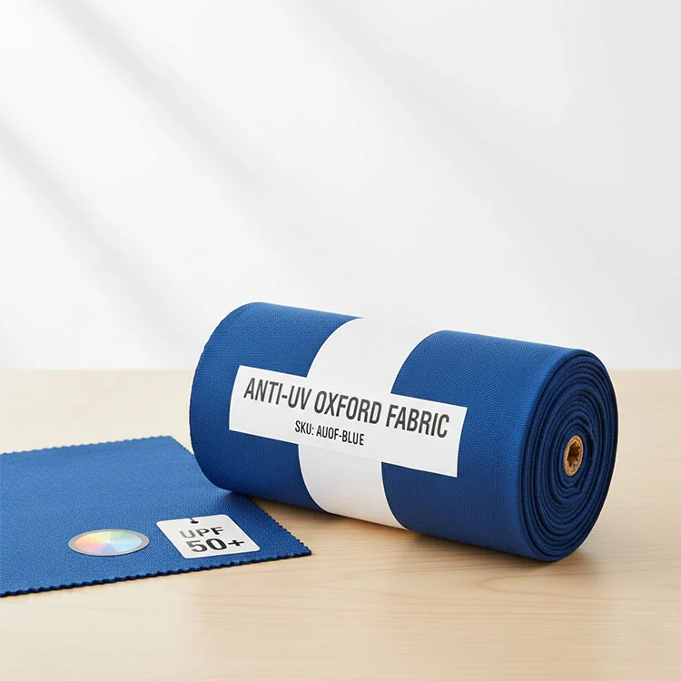 Tkanina poliestrowa Oxford odporna na promieniowanie UV Tkanina poliestrowa Oxford odporna na promieniowanie UV
